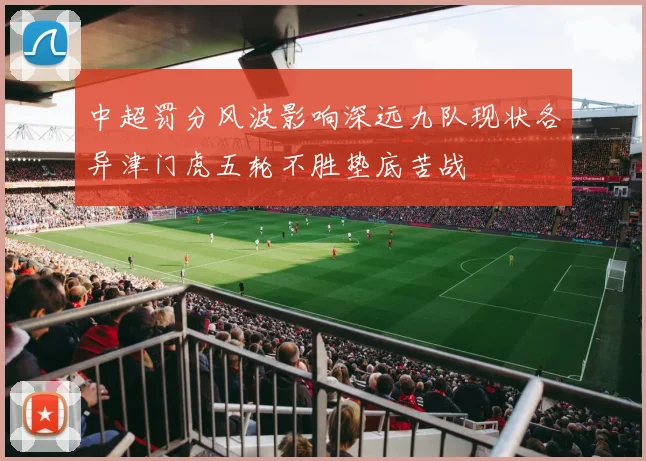 中超罚分风波影响深远九队现状各异津门虎五轮不胜垫底苦战
